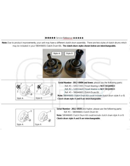 Husqvarna 128 C - Clutch