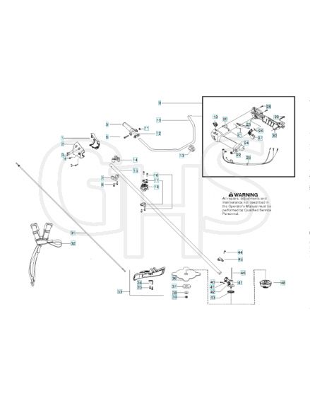 Husqvarna 128R - Shaft & Handle