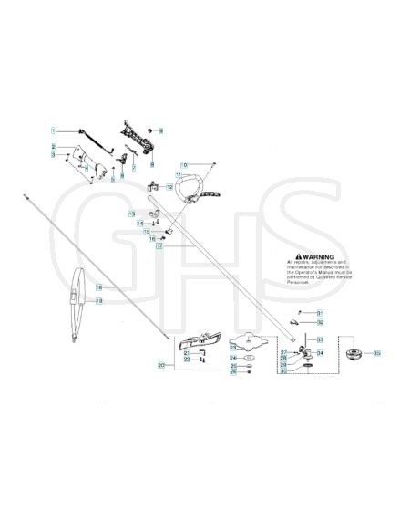 Husqvarna 128RJ - Shaft & Handle