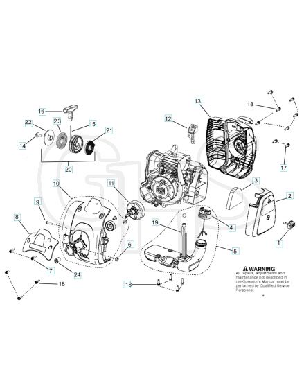 Husqvarna 129C - Housing