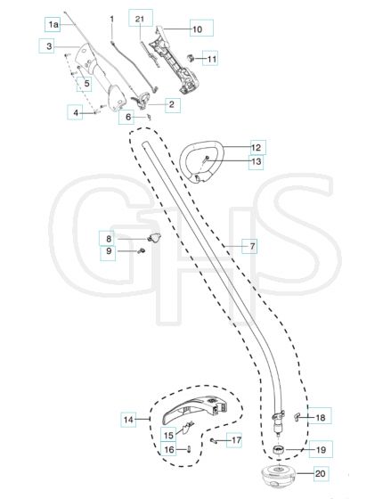 Husqvarna 129C - Shaft & Handle