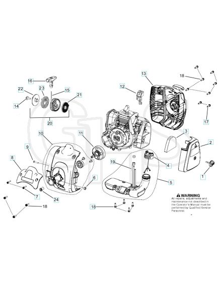 Husqvarna 129Djx - Housing