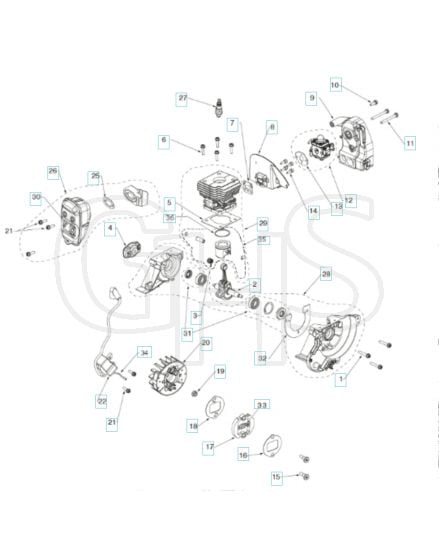 Husqvarna 129RJ - Engine