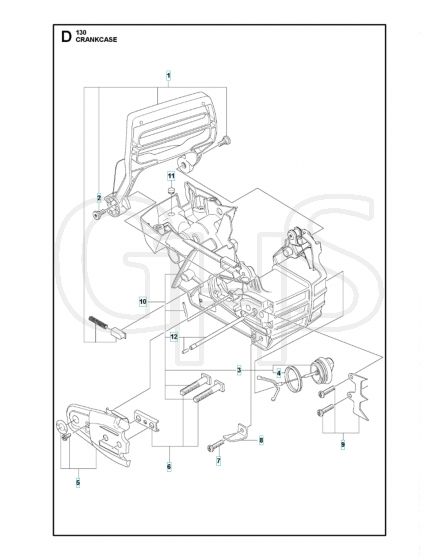 Husqvarna 130 - Crankcase