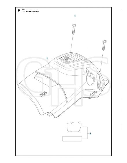 Husqvarna 130 - Cylinder Cover