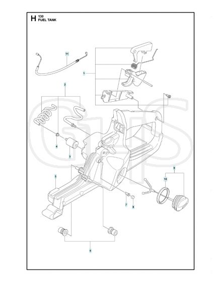 Husqvarna 130 - Fuel Tank