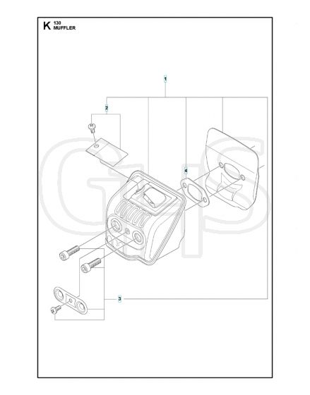 Husqvarna 130 - Muffler