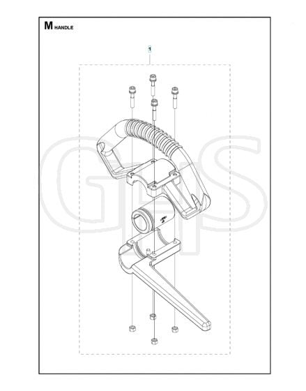 Husqvarna 131Rb - Handle