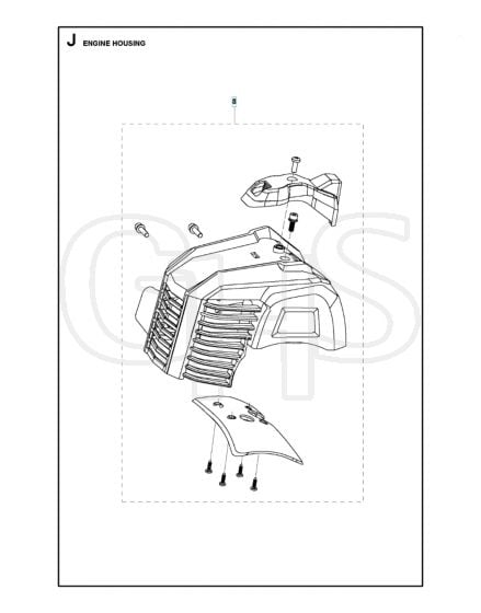 Husqvarna 131Rb - Housing