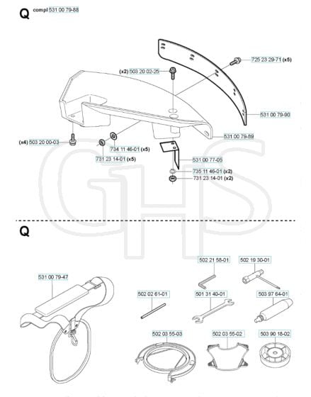 Husqvarna 132RJ - Accessories