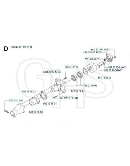 Husqvarna 132RJ - Clutch