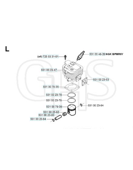 Husqvarna 132RJ - Cylinder Piston