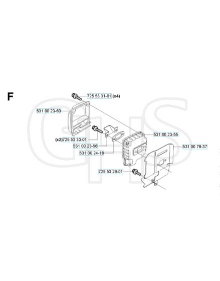 Husqvarna 132RJ - Muffler