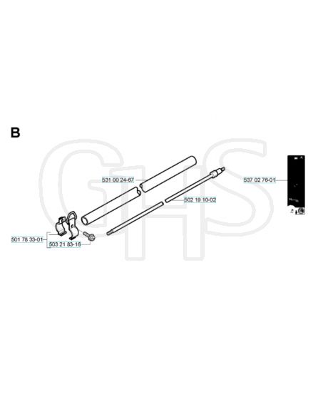 Husqvarna 132RJ - Shaft