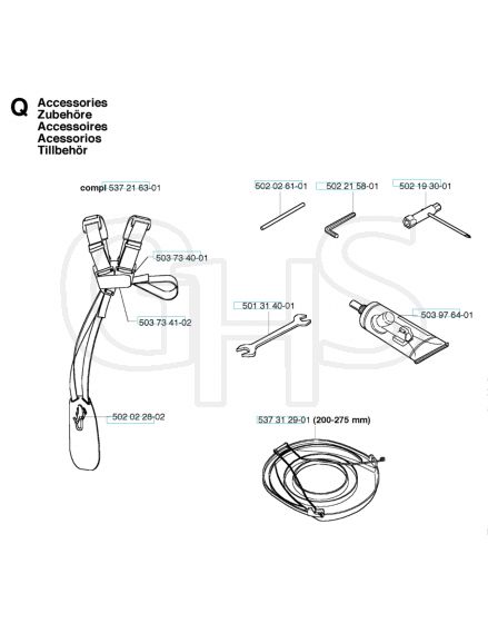 Husqvarna 133R - Accessories