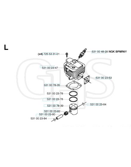 Husqvarna 133R - Cylinder Piston