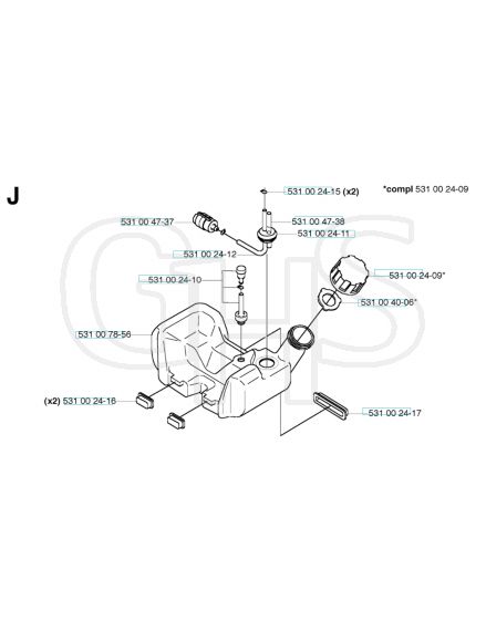 Husqvarna 133R - Fuel Tank