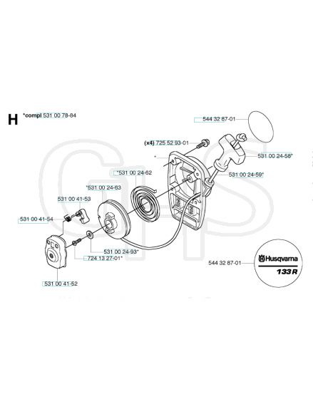 Husqvarna 133R - Starter