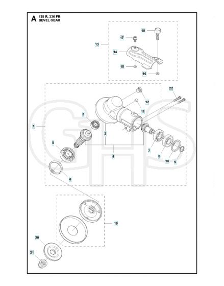 Husqvarna 135R - Bevel Gear