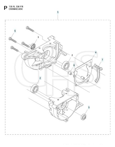 Husqvarna 135R - Crankcase