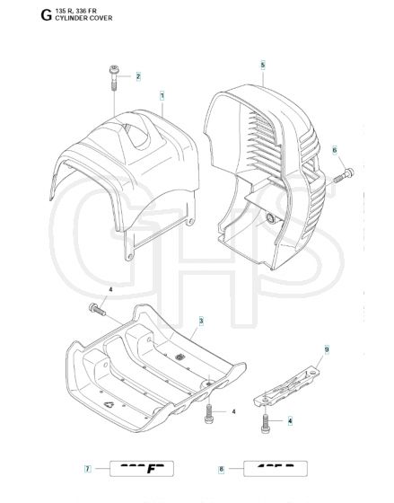 Husqvarna 135R - Cylinder Cover