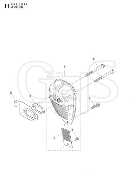 Husqvarna 135R - Muffler