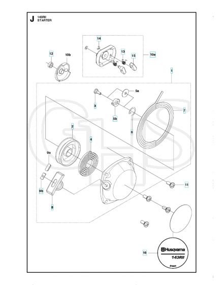 Husqvarna 143R-II - Starter