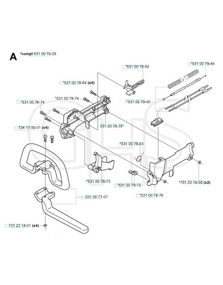 Husqvarna 152RJ - Handle & Controls