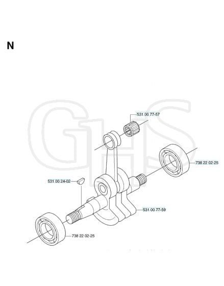 Husqvarna 153R - Crankshaft