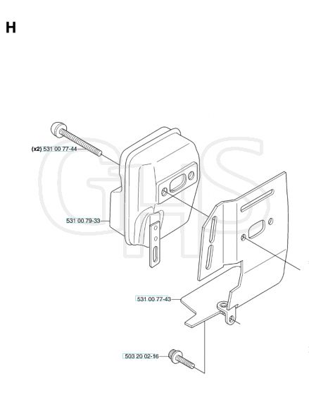 Husqvarna 153R - Muffler