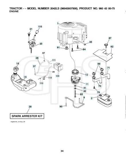 Husqvarna 2042Ls - Engine