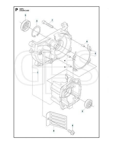 Husqvarna 226RJ - Crankcase