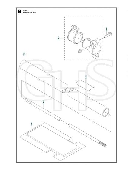 Husqvarna 226RJ - Tube & Shaft