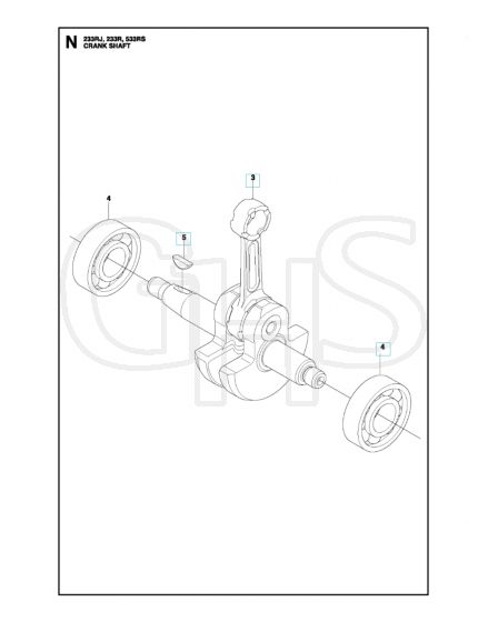 Husqvarna 233R - Crankshaft