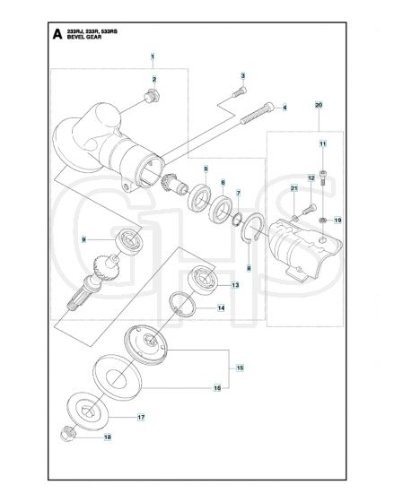 Husqvarna 233RJ - Bevel Gear