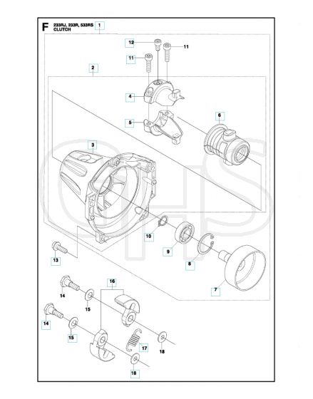 Husqvarna 233RJ - Clutch