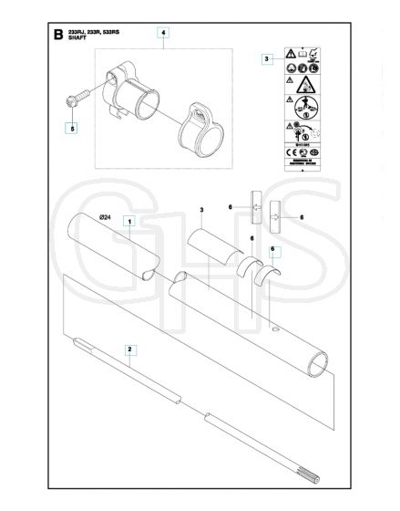 Husqvarna 233RJ - Shaft