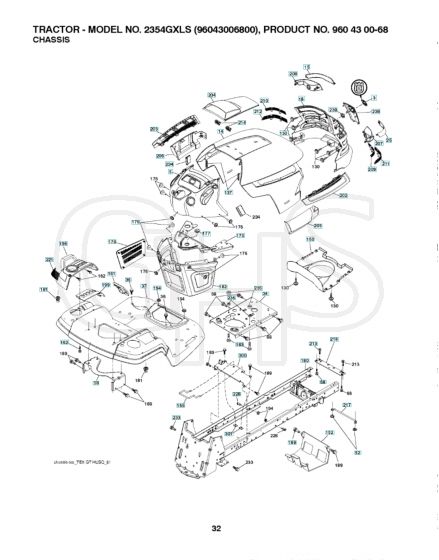 Husqvarna 2354Gxls - Chassis & Frame