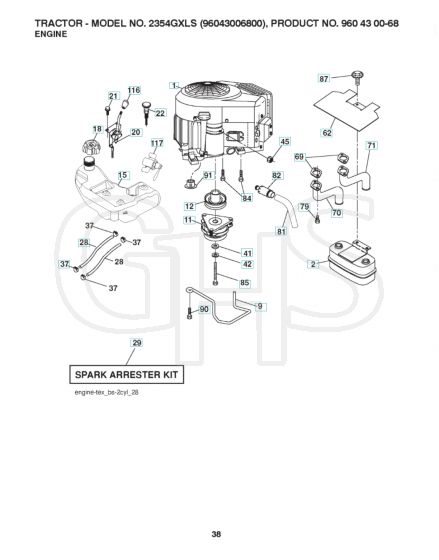 Husqvarna 2354Gxls - Engine