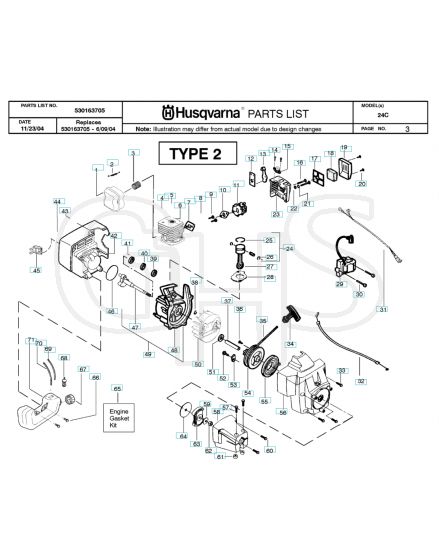 Husqvarna 24C - Engine 2