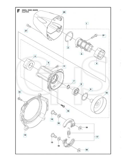 Husqvarna 253R - Clutch