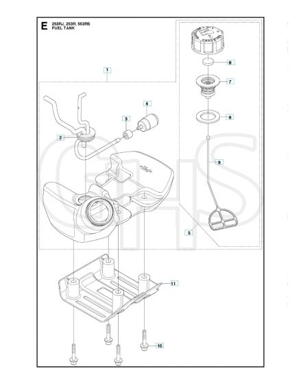 Husqvarna 253R - Fuel Tank