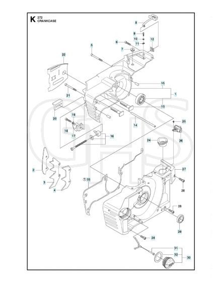 Husqvarna 272XP - Crankcase