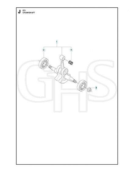 Husqvarna 272XP - Crankshaft