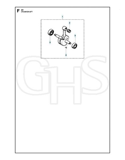 Husqvarna 281XP - Crankshaft