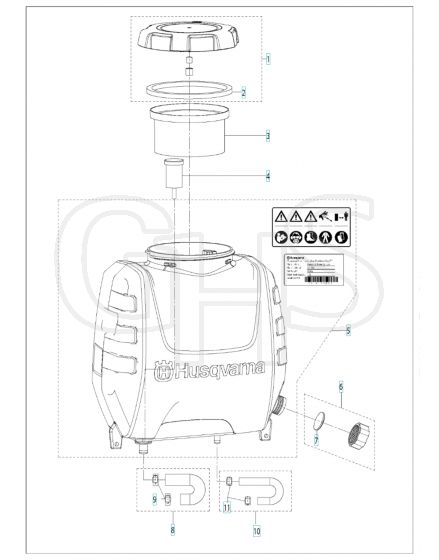 Husqvarna 321S15 - Tank