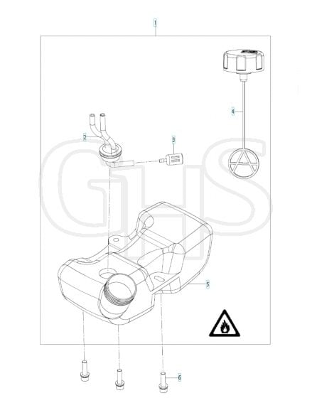 Husqvarna 321S25 - Fuel System