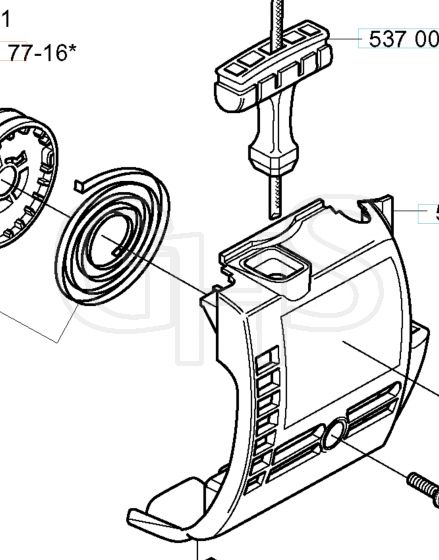 Husqvarna 322E - Starter