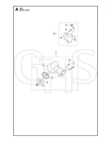 Husqvarna 322L - Bevel Gear