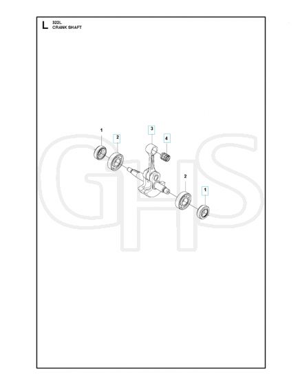 Husqvarna 322L - Crankshaft